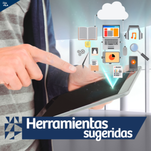 Profesional explorando plataformas digitales para mejorar su perfil laboral